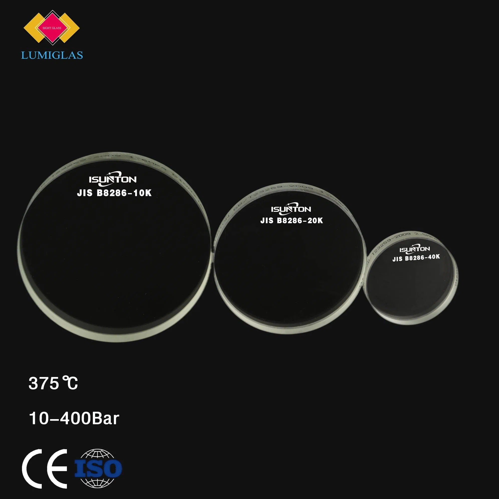 Hot Selling Hardened Corrosion Resistant Jisb8286 Tempered Sight Glass