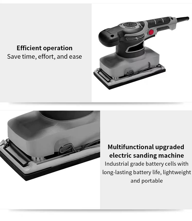 Glgw Efficient Sanding Machinery 320W Electric Switch Random Variable Speed Rectangle Orbital Sander