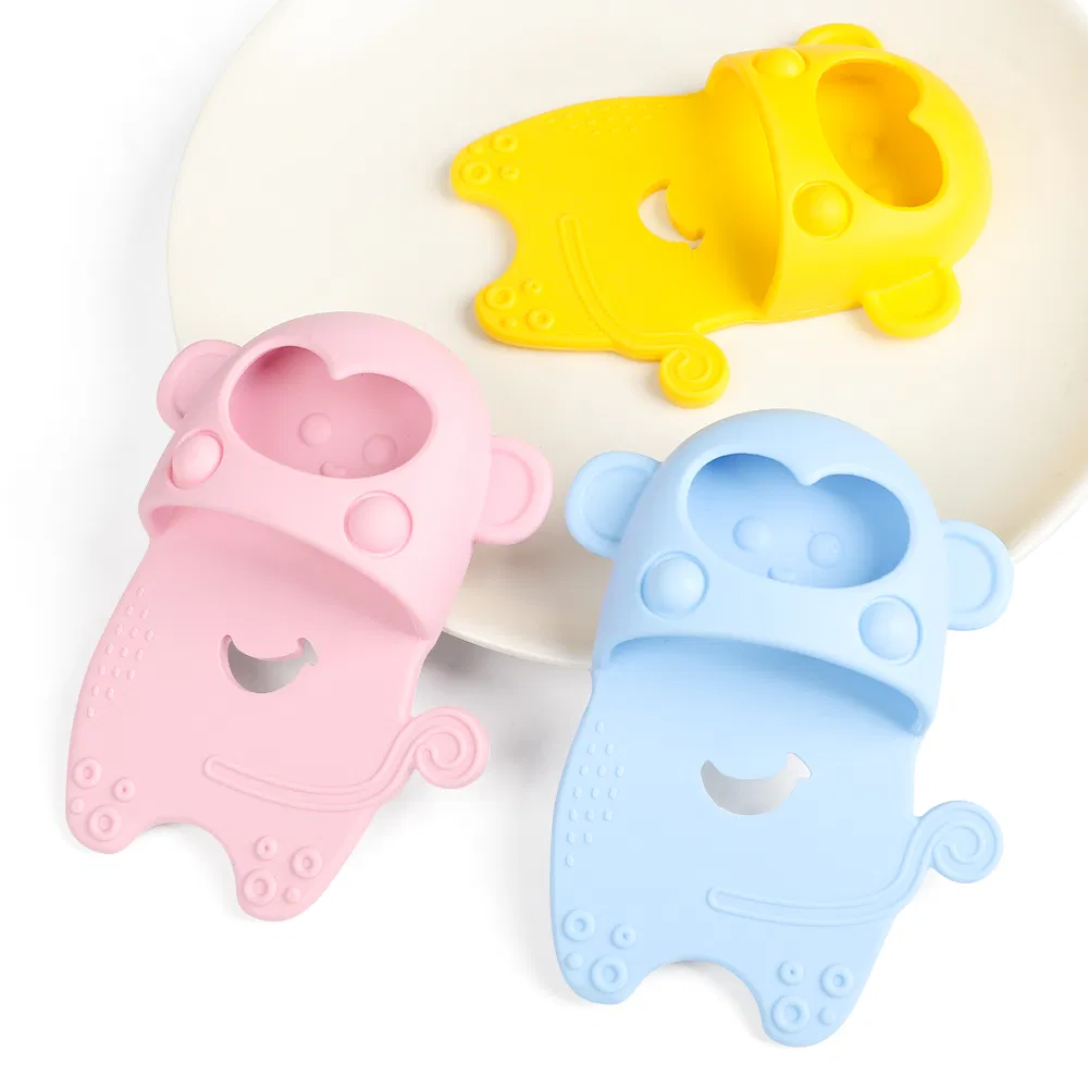 Monkey Shoe Silicone Baby Teether Toy
