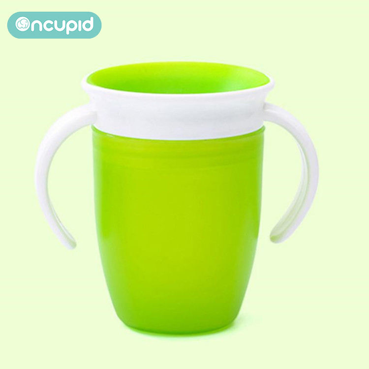 Handle Miracle Colorful Magic 360-Degree Toddler Baby Kid Drinking Duckbill Cup