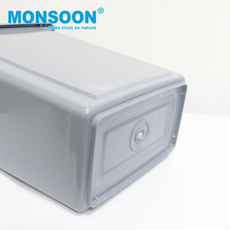 Kitchen Fitting Cabinet PP Dustbin Single Waste Container Storage Under Mount Slide Pull-out Indoor Soft Closing Single Trash Garbage Bin