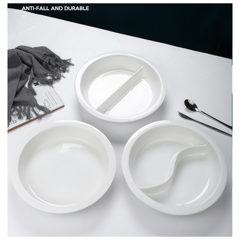 Hotel Services White Ceramic Dinner Plate Cheap Gn Pan Porcelain Plate for Sale