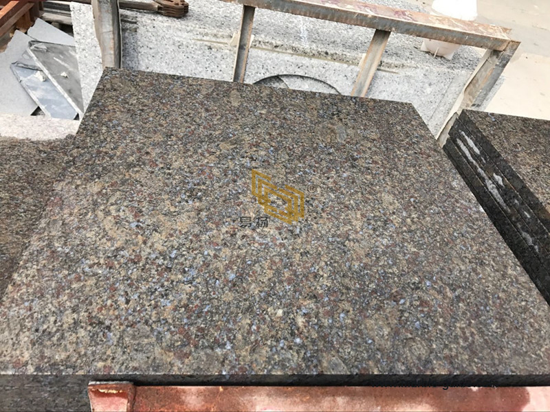 Natural Butterfly Blue Granite Stone Slab for Wall/Kerbstone/Countertop/Tiles/Worktops/Stairs