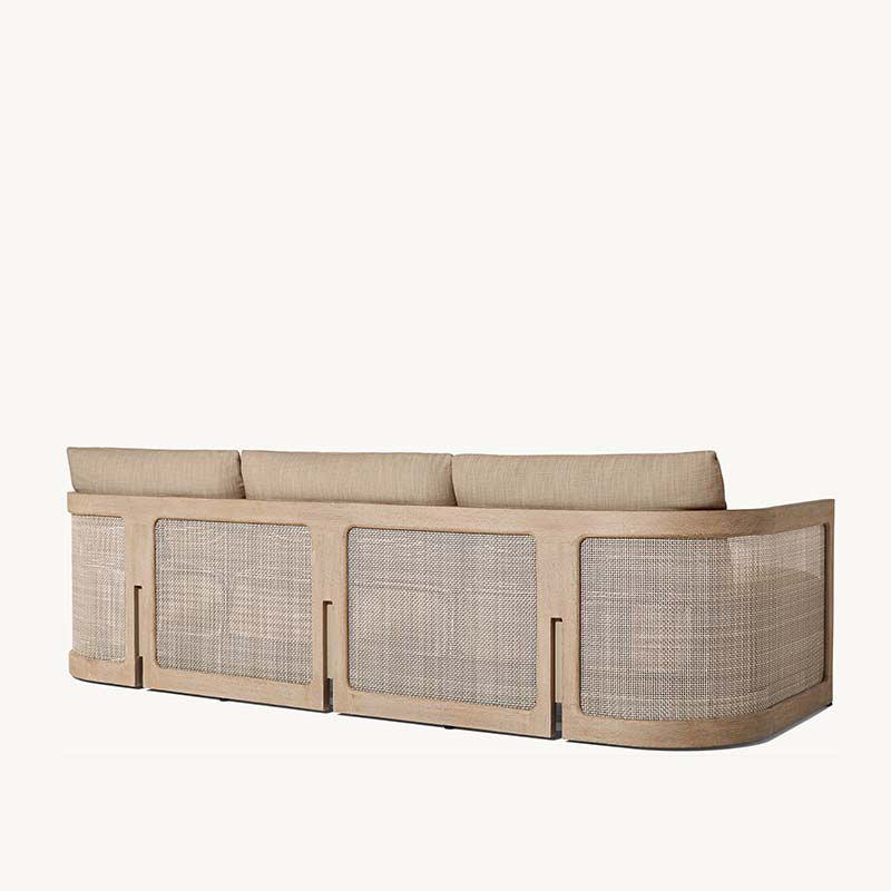 Садовая мебель массив тика журнальный столик диван патио