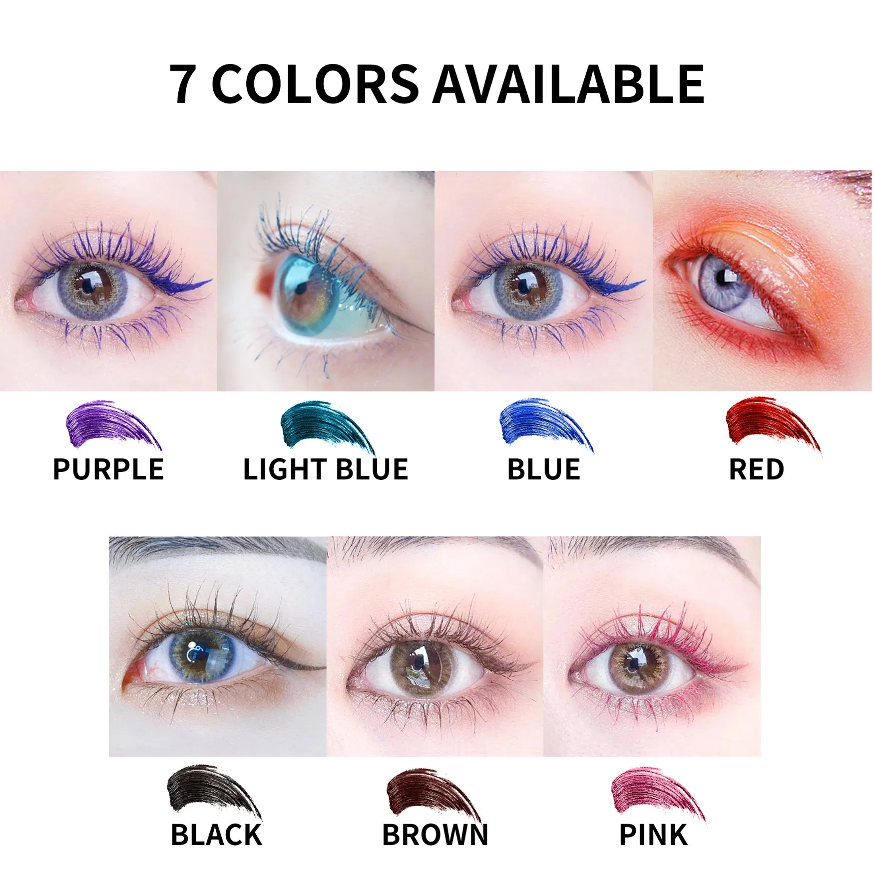 Wholesale Long Lasting Vegan Mascara Waterproof Mascara Does Not Stain