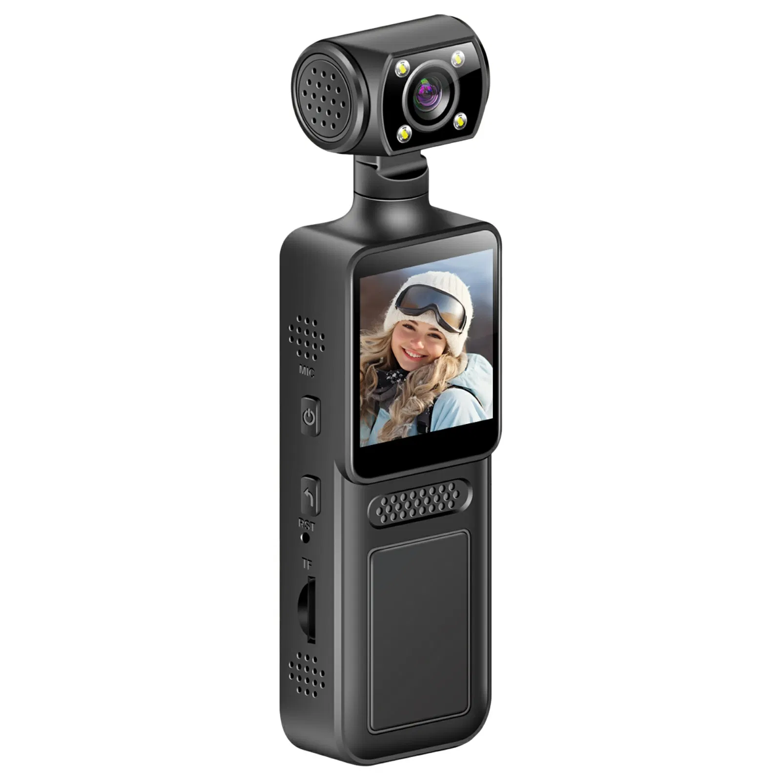 M12 4K Outdoor Sports Camera Night Vision Anti Shake WiFi Pocket Action Camera with 32GB TF Card