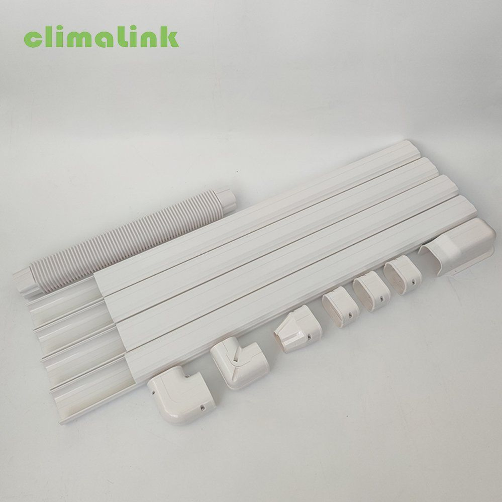 Hot Sale Indoor Outdoor Mini Split Spare Parts PVC Duct AC Air Conditioning Lineset Cover Decorative Air Conditioner Covers