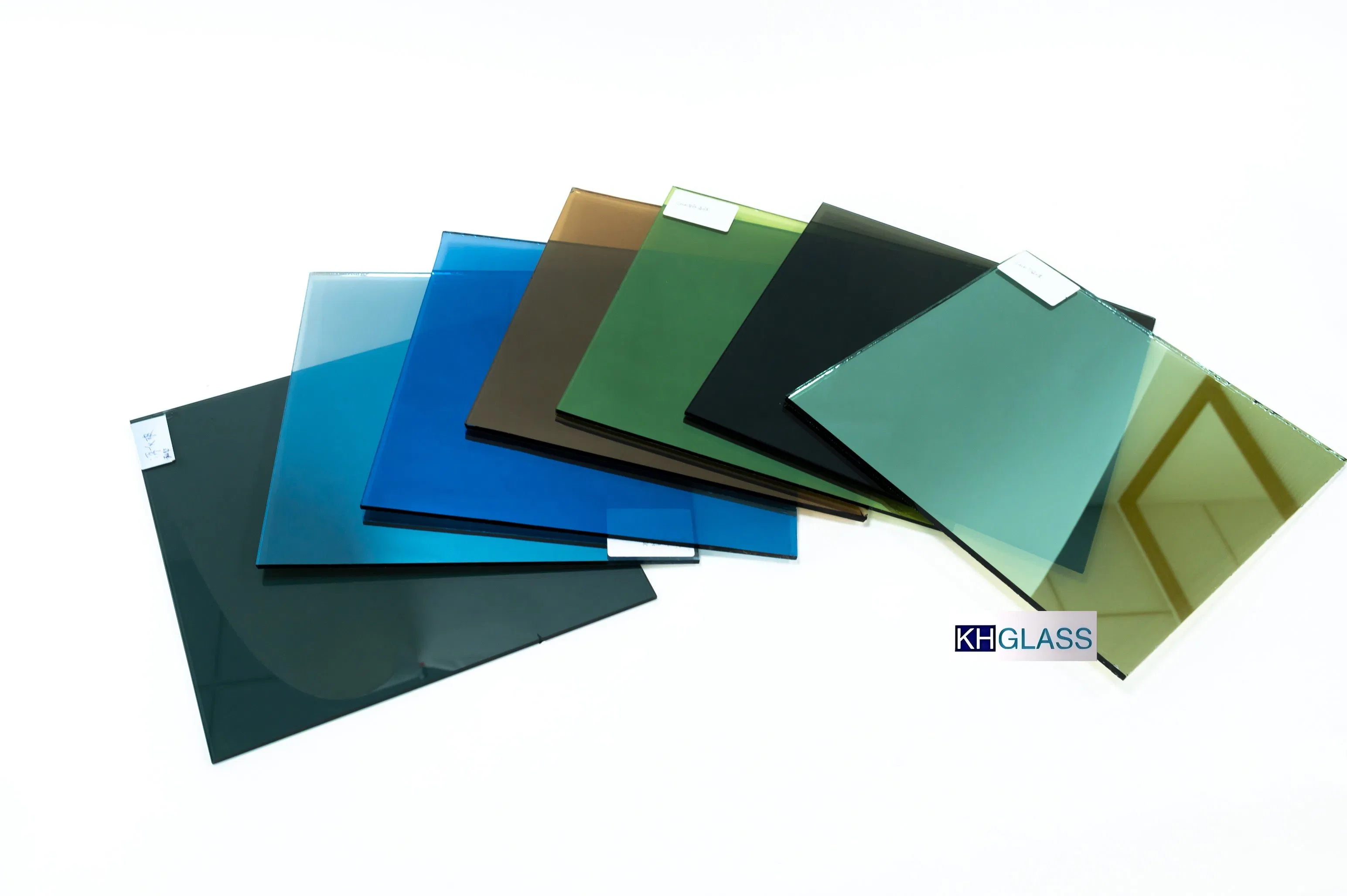 5.5mm Tinted Reflective Building Glass with Maximum Thickness of 19mm