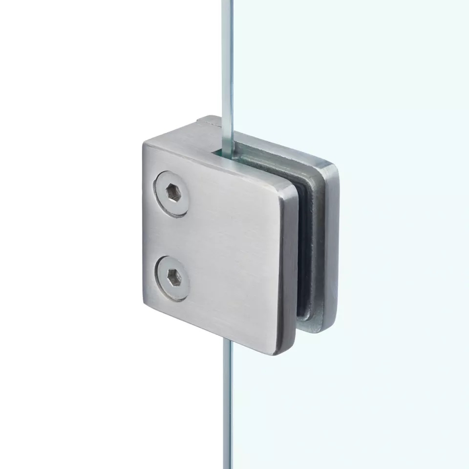 Stainless Steel Heavy Duty Square Glass Railing Clamp 45X45mm