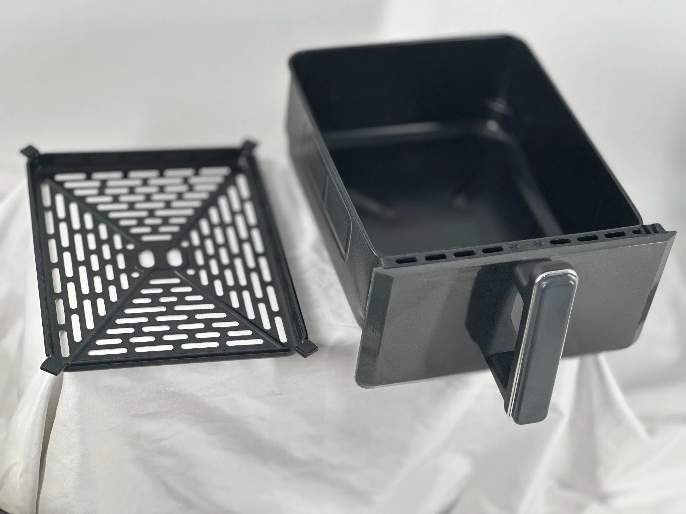 Electric Digital Air Fryer Multi-Function Visual 7L Square Household Cooker Without Oil and Easy to Clean