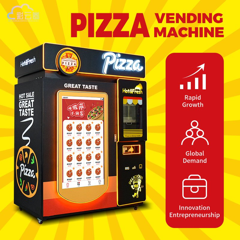 Smart Automatic Pizza Vending Machine for Sports Arena