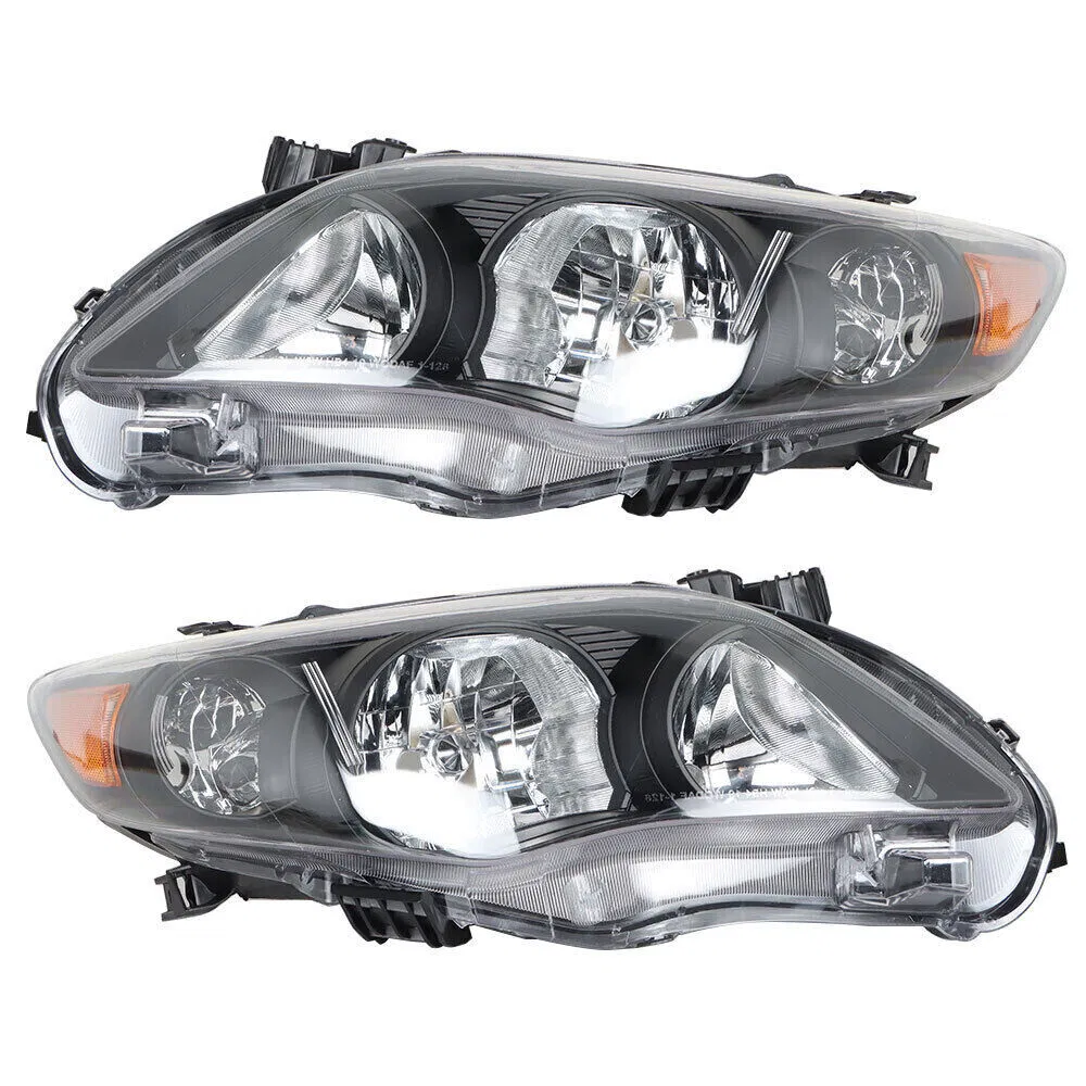 USA Version Black Corolla 2011-2013 Headlight Assembly Replacement 81110-02B60 81150-02B60