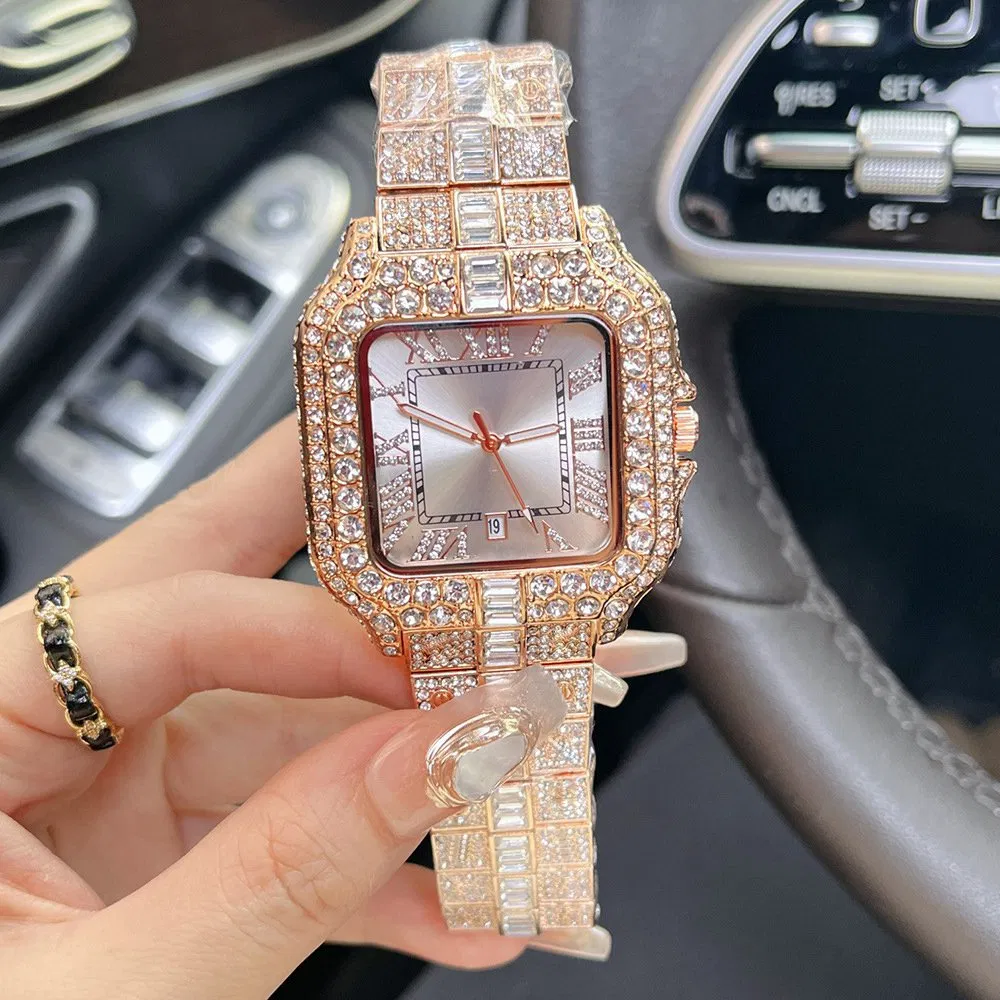 Men's High-Quality Luxury Watch Designers' Model Diamond-Inlaid Watch Women's Watch