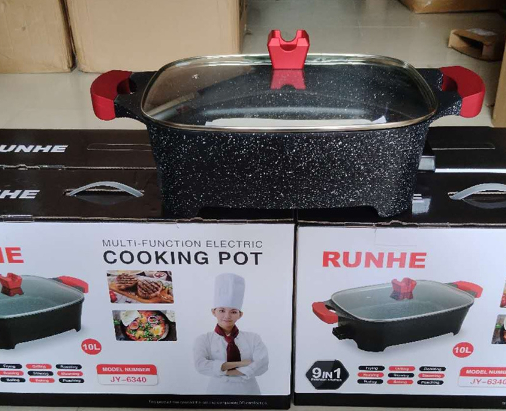 8L 8.5L 10L 12L 9in1 Multi Electric Cooking Pot Multi-Functional Electric Heat Cooker Multifunction Electric Cook Cooker Hot Pot 8L 8.5L 10L 12L