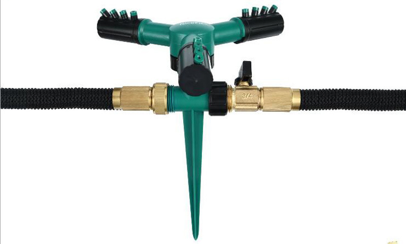 360° Rotating Automatic Lawn Sprinkler Adjustable Garden Irrigation System Durable Sprayer Esg12137