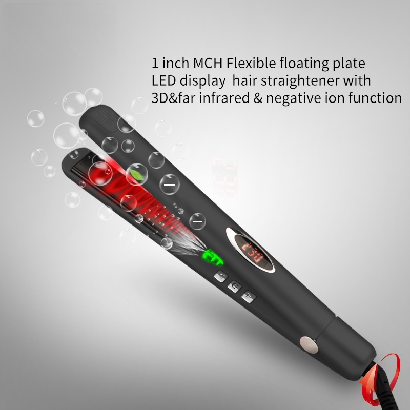 Steam Hair Straightener Fast Heating Titanium Flat Iron Hair Straightener