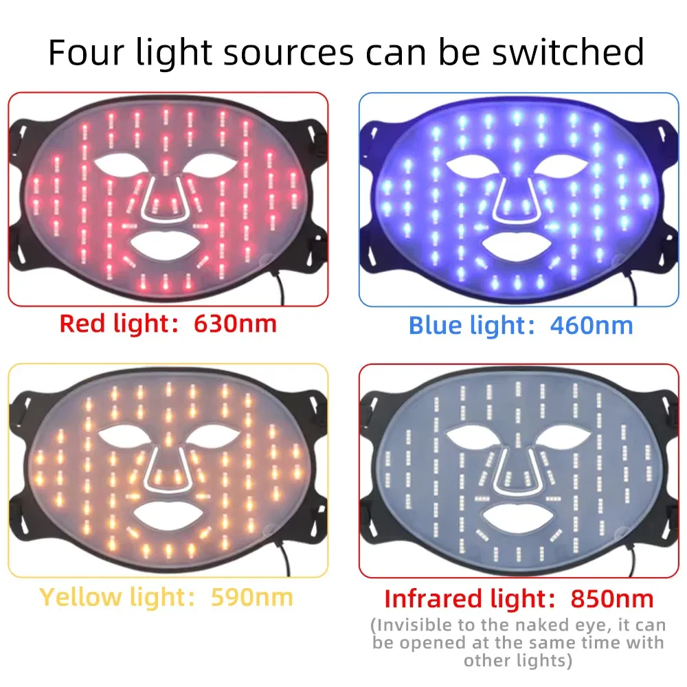 Factory Wholesale 100% High-Quality Silicone Red Light Therapy Mask