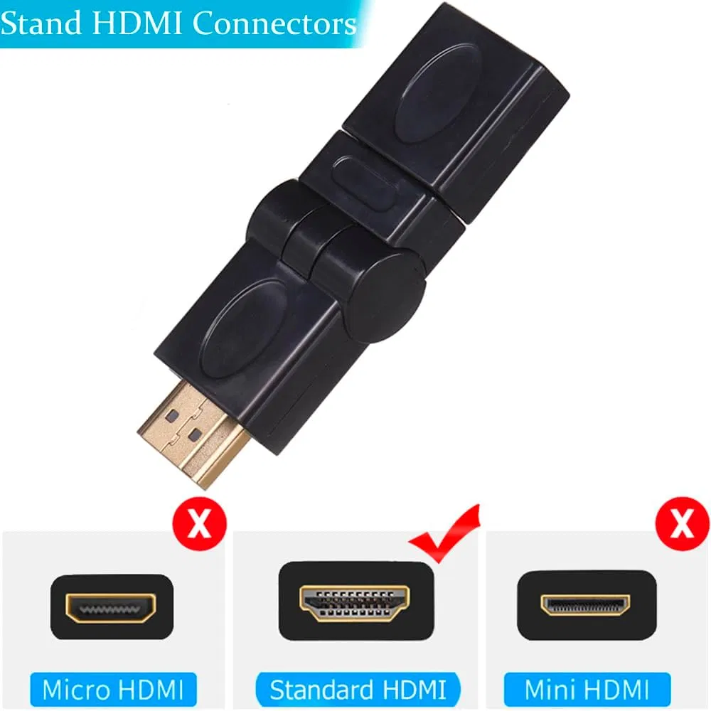 V2.0, Extra HD Rotary Plug 180 Degree HDMI Cable