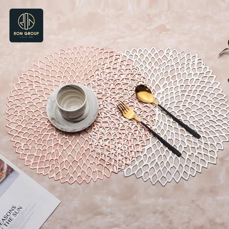 Simple European-Style Restaurant PVC Coaster Non-Slip Insulation Pad Household Dining Placemat