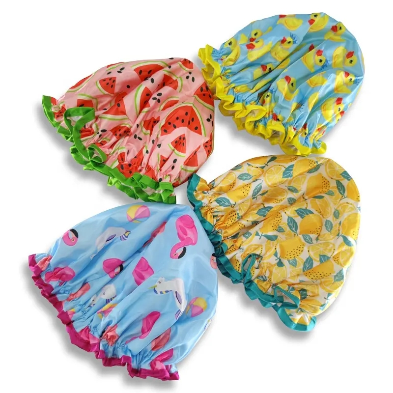 Quiet Girl Customized Personalized Reusable Shower Caps