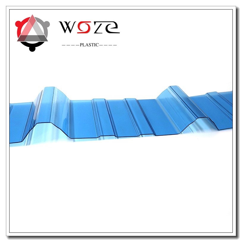 Plastic Roof Panel Weather Resistance Polycarbonate Corrugated Plastic Roofing Sheets
