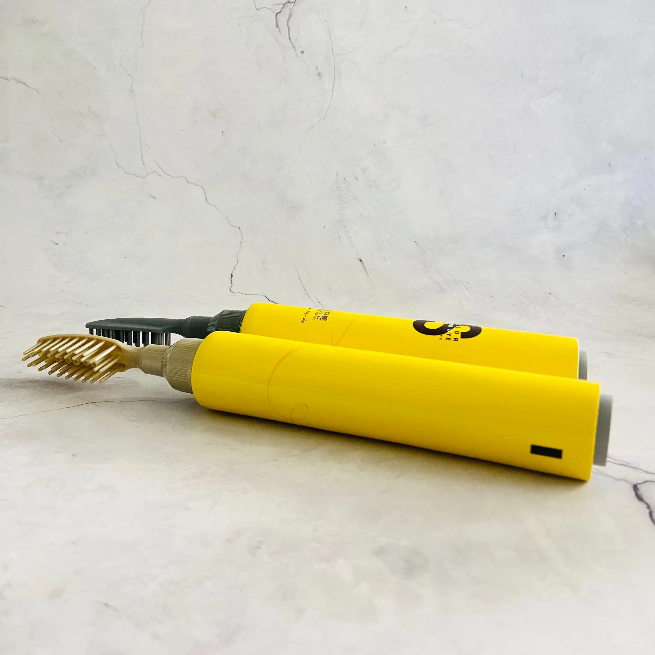 Cosmetic Comb Applicator 100ml Lotion Plastic Tube for Hair Care Products