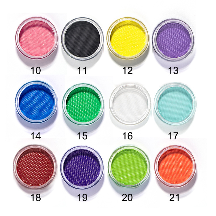 OEM Color Fluorescent Human Pigment Eyeliner, Halloween Day Face Painted Hair Light Painting Eyeliner