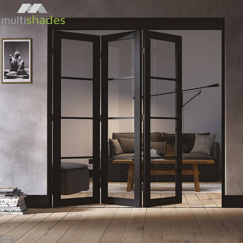 Contemporary Aluminum Metal Door Styles for Chic Home Designs Durable Aluminum Folding Door with Advanced Smart Mechanism Bifolding Door