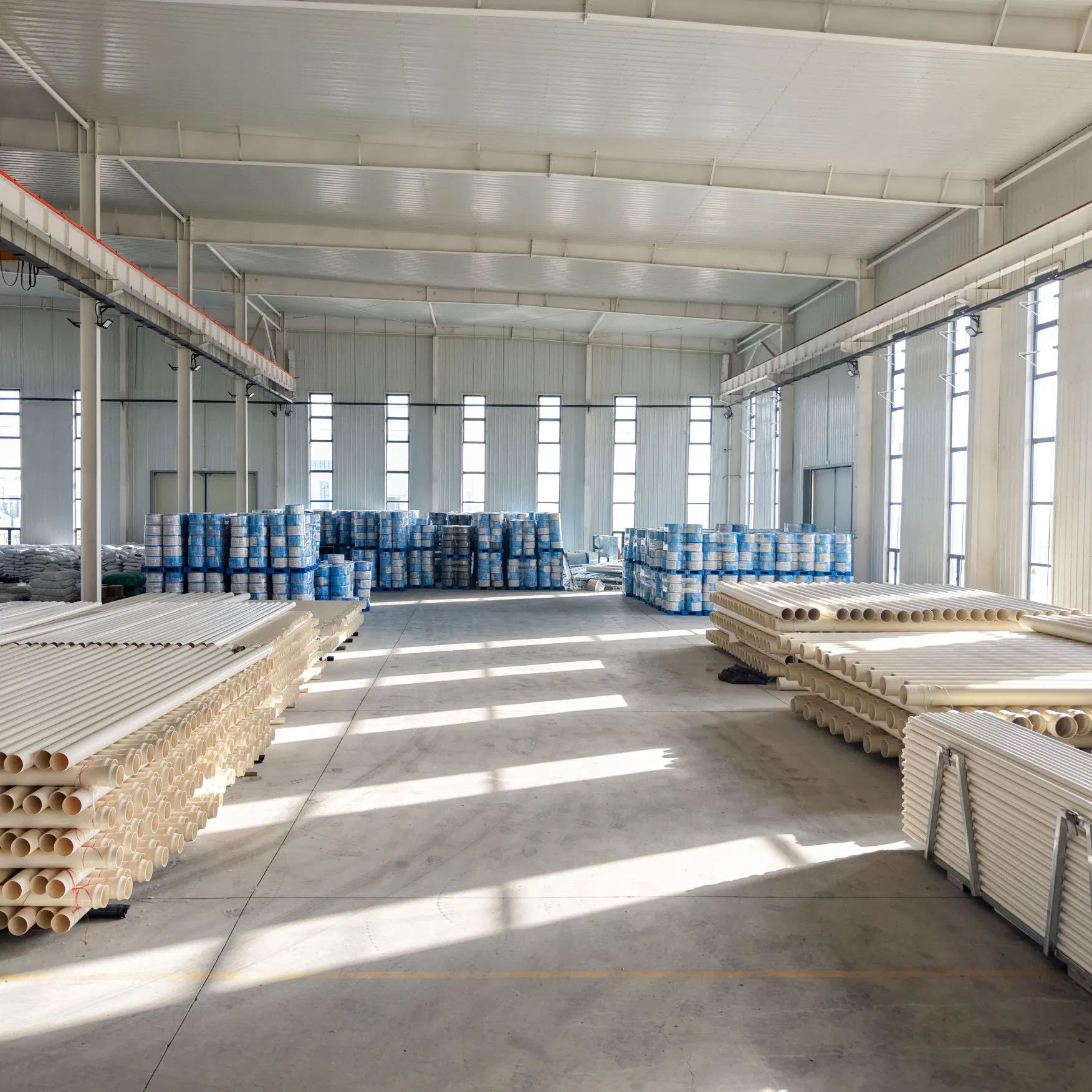 Серая ПВХ труба для водоснабжения, легкий монтаж