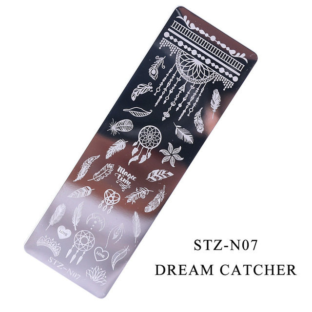 Nail Art Supplies XXL Big Nail Art Stamping Plates