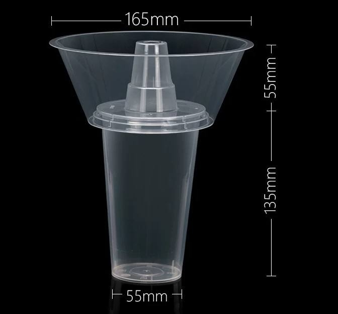 Одноразовые стаканчики для ходпота с функцией перекуса и напитка