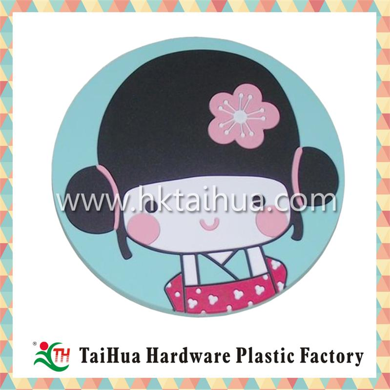 Custom Radiating Silicone Coaster/Silicone Mat/Rubber Pad (TH-09646)
