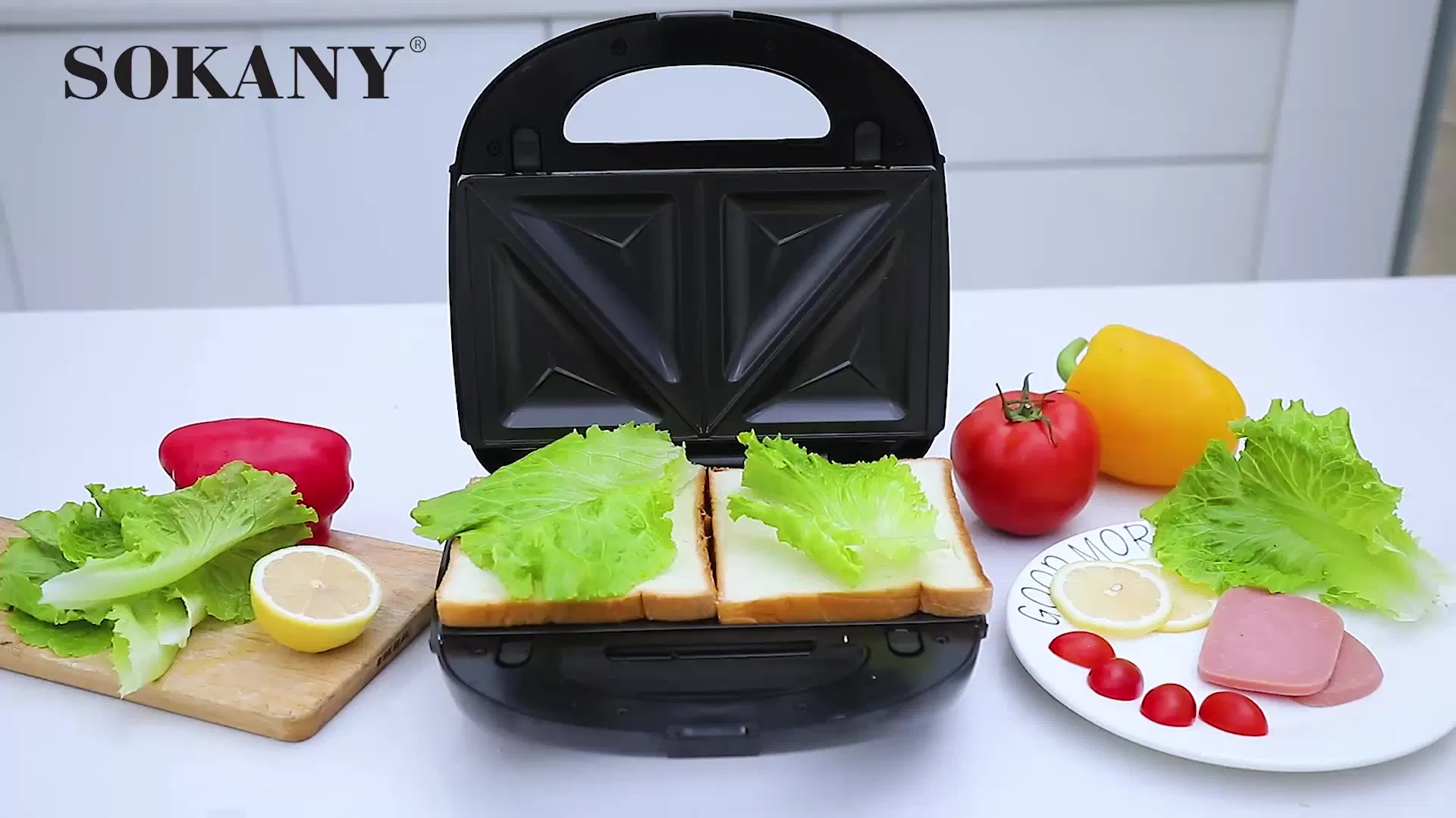 Sokany Sandwich Maker Sokany 6 in 1 Sandwich Maker Sk 908 Sk-908 Electric Sandwich Maker Sokany Waffle Maker Sokany Toaster Doughnut Donut Maker Wholesale Price