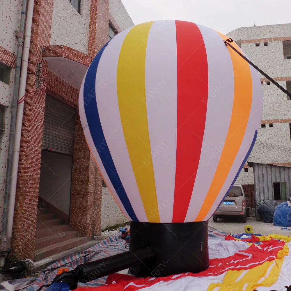 New Design Hot Air Balloon Inflatable Ground Balloon with Logo Advertising