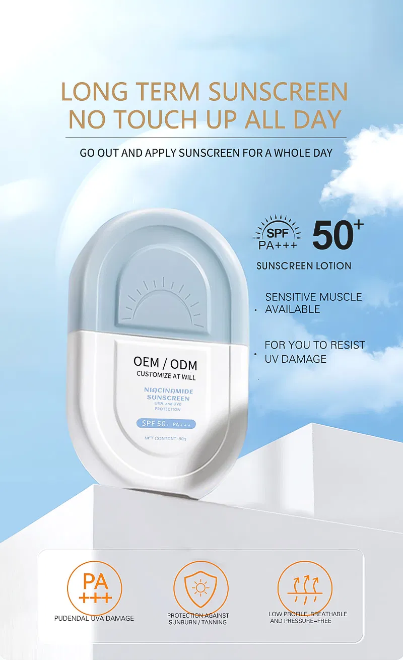 Private Label Korean Sunscreen Lotion Cream Long Lasting Tone up Organic Vitamin C Facial Sunblock SPF 50 Sunscreen
