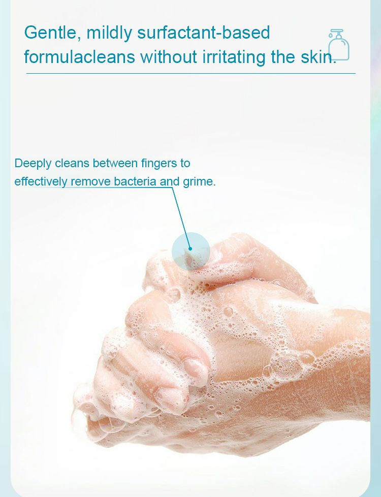 Custom 500ml Home Use Gentle Cleansing Antibacterial Fragrance Hand Washing Liquid Sanitizer