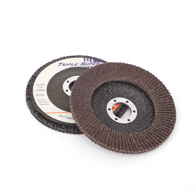 100/115/125/150/180 Size Zirconia Fiberglass Backing Flap Discs Stainless Steel High Density Metal