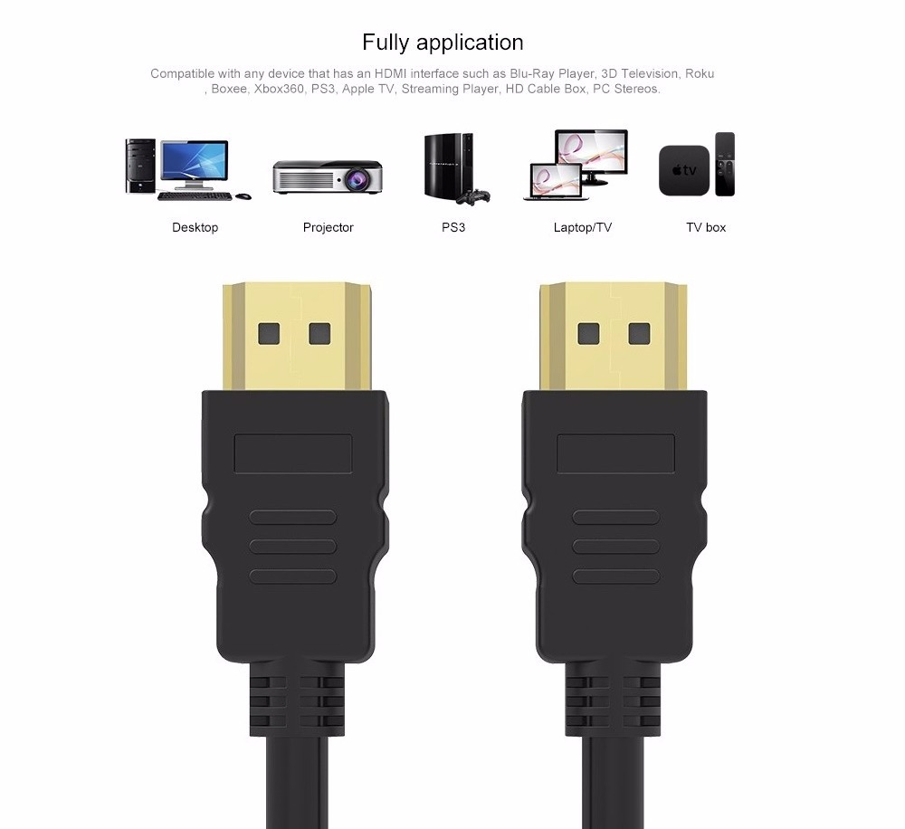 High Speed HDMI Cable 3m Support 1080