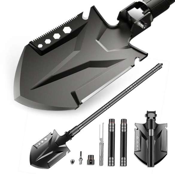 Multifunctional Engineer Shovel Set Tools for Field Survival Camping Equipment Folding Shovel