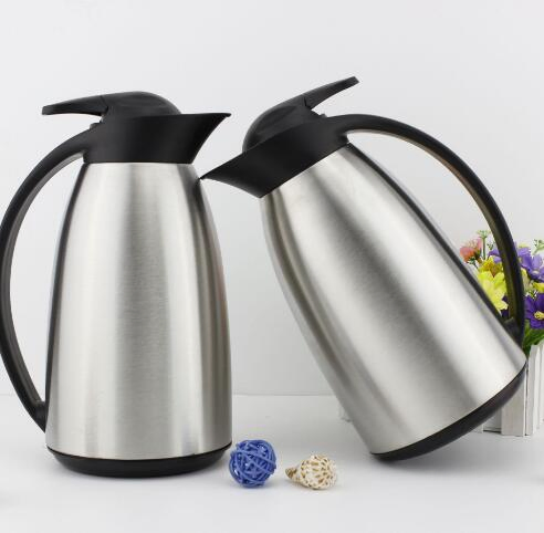 Термокружка из нержавеющей стали 304, 1-2 л, с ручкой