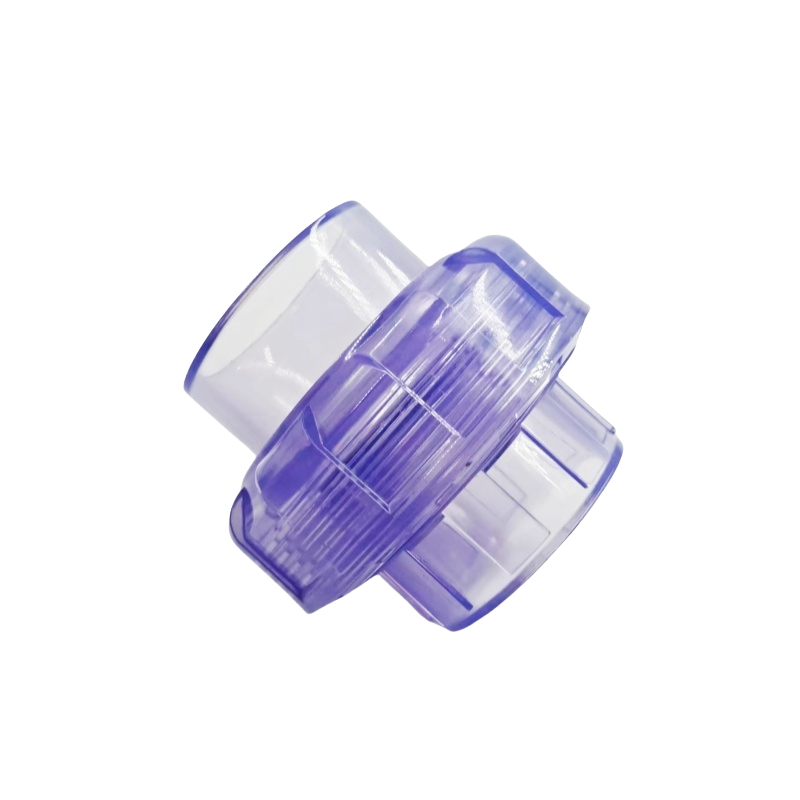 Corrosion Resistant PVC Transparent Union Valve for Industrial Use Cases