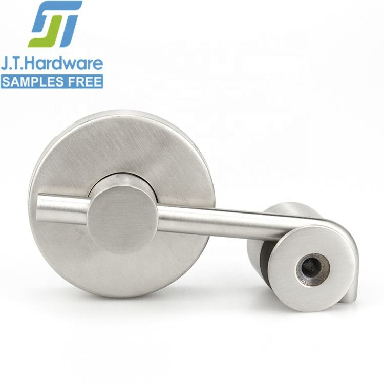 Commercial Satin Stainless Steel Turn Round Plate Green Red Washroom Cubicle Partition Indication Toilet Door Lock