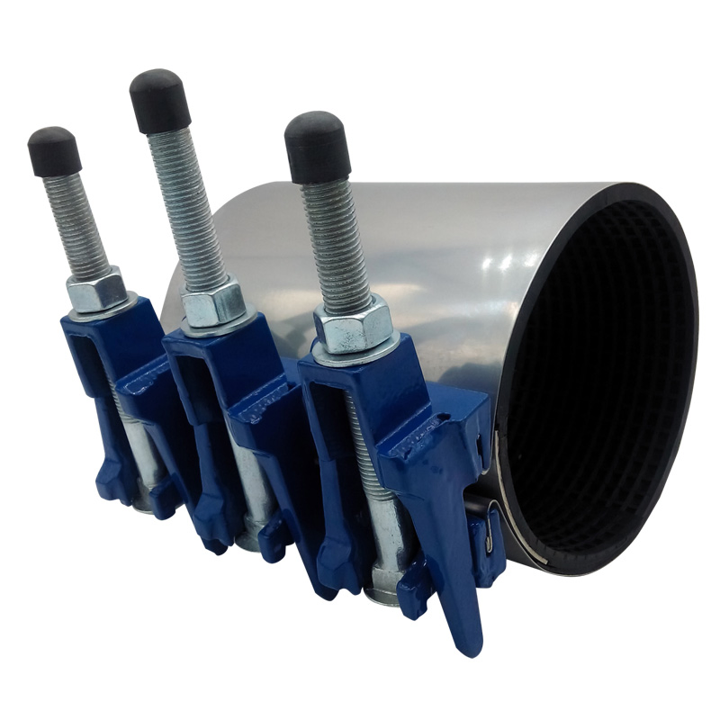OEM/ODM Ductile Iron Pipe Adjustable Band Repair Clamp for Stainless Steel Pipe Repair