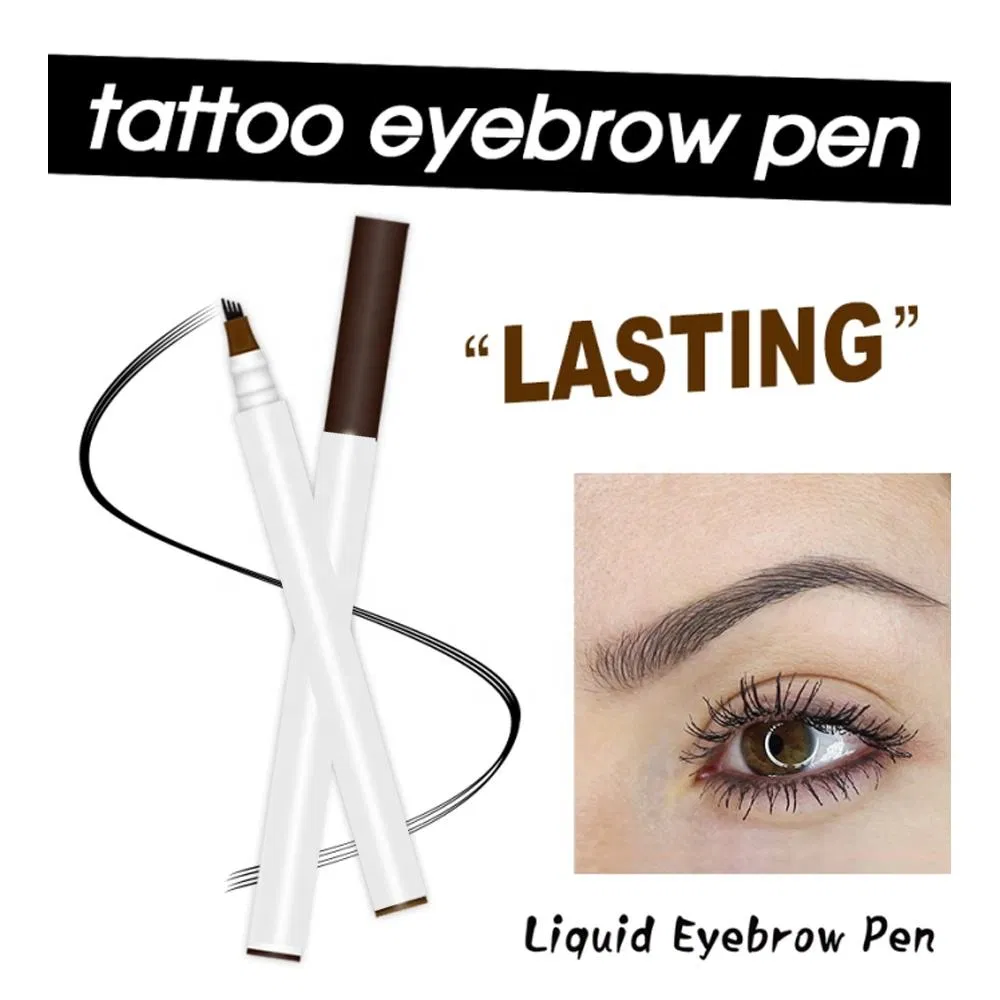 Wholesale Waterproof 3D Eye Brow Pen New Design Liquid Eyebrow Pencil