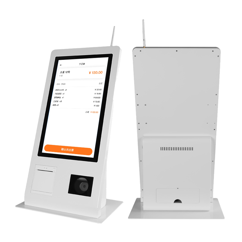 Touch Screen Self-Service Order NFC Payment Kiosk Terminal Checkout Cash Register POS Systems Barcode Scanner 80 Printer Point of Sale POS Machine Factory OEM