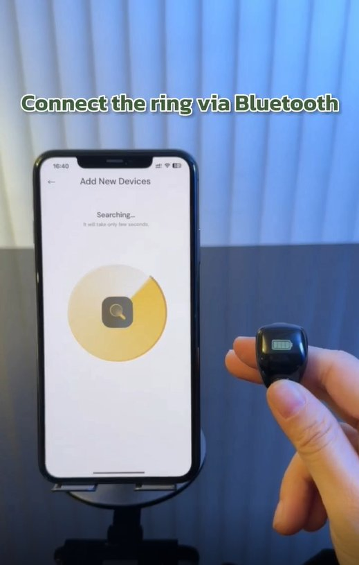 Tasbih Smart Ring Muslims Effortless Devotion: Ring with Built - in Bluetooth, Wireless Charging, and Counted Tasbeeh for Prayer