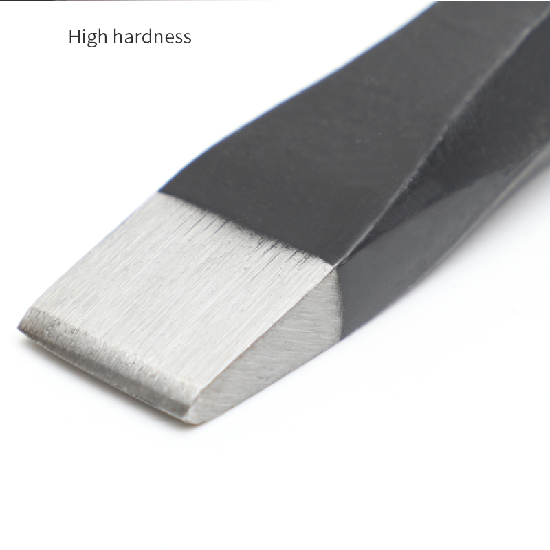 8" 10" Grip Flat Head Chisel with Hand Protection