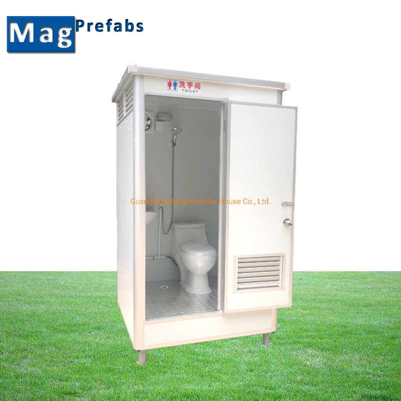 Factory Price Single Ready Made Site Temporary Resued Public Mobile Bathroom Sanitary Portable Toilet