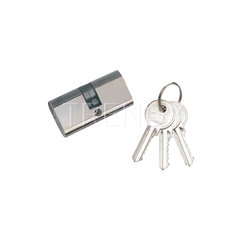 Satin Nickel Door Hardware Brass Door Lock Body Cylinder with Keys (C02)