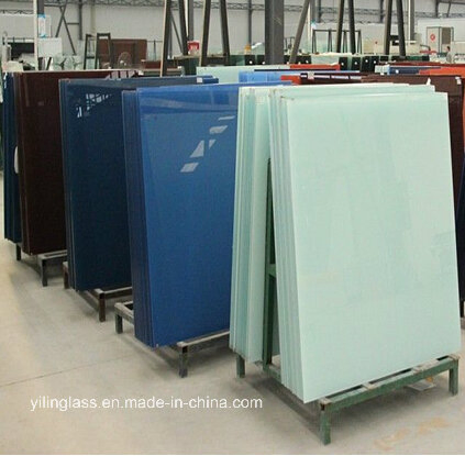Tempered Color Painted Kitchen Wall Glass